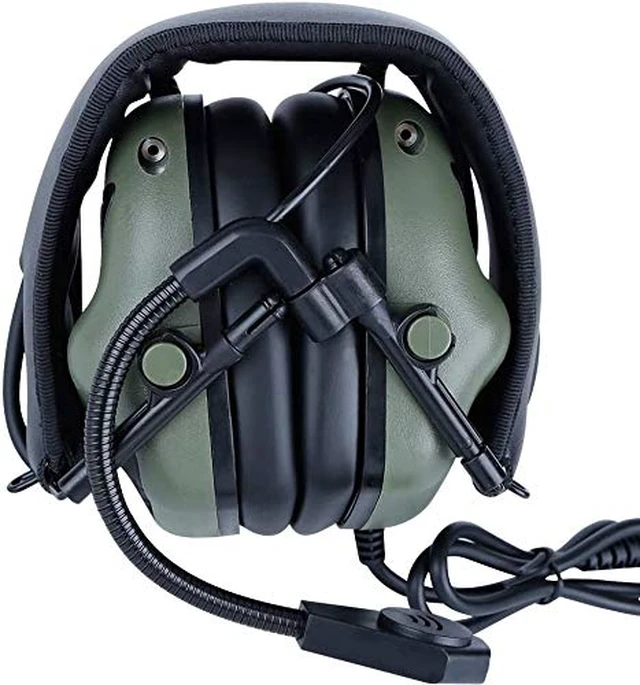 Alt view image 3 of 4 - Tactical Headset Wargame Hunting Headphone for Military Walkie Talkie Without Noise Cancellation Function