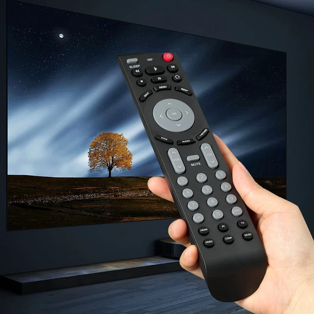 Alt view image 7 of 7 - RMT-JR02 Remote Control Replacement Compatible with JVC TV EM28T EM32T JLC32BC3000 JLC42BC3002 JLC47BC3000 and More