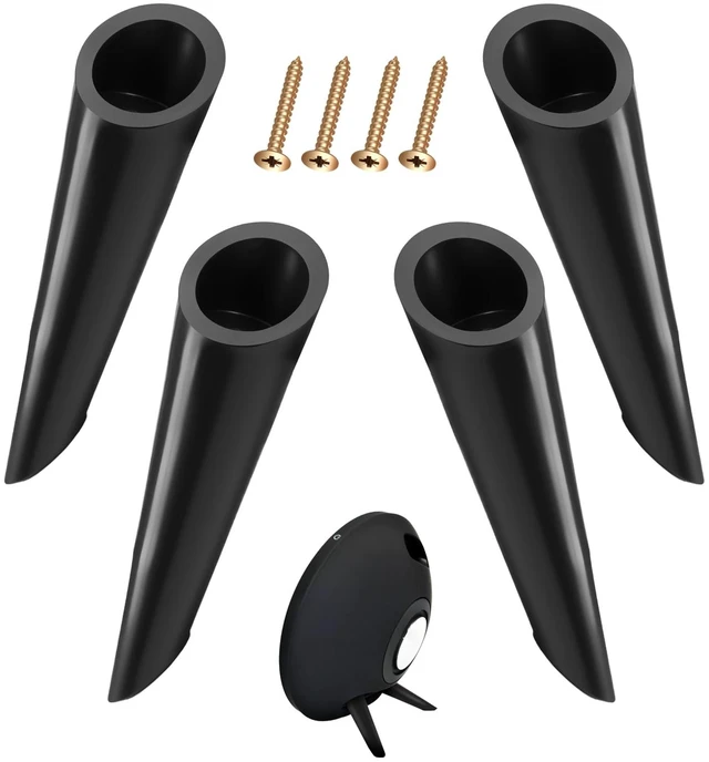 Main image of 2 Pairs Legs for Harman Kardon Onyx Studio 1 and 2 Speakers Black Stand Set with Screws, Non-slip, Provide a Stable & Secure Base, Make the Speakers Look Neat Outside, Easy DIY Install