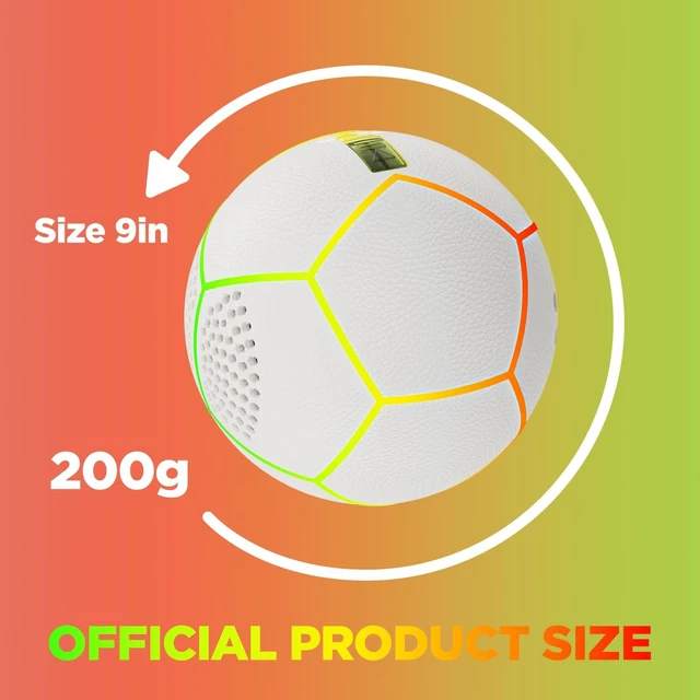 Alt view image 6 of 7 - Small Soccer Ball Bluetooth Speaker, Portable BallStyle Wireless Speaker with RGB MusicSync LED Light, Birthday Christmas Sports Gifts for Boys Teens 812