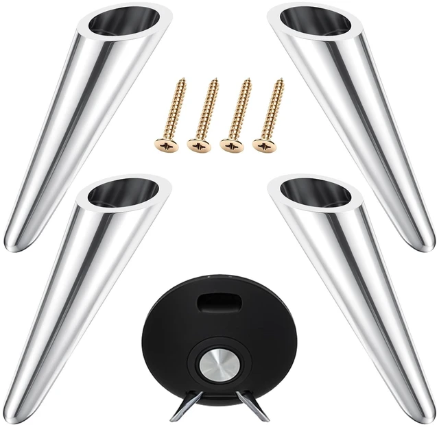 Main image of 2 Pair Legs for Harman Kardon Onyx Studio 1 and 2 Speakers Silver Stand Set with Screws, Non-slip, Provide a Stable & Secure Base, Make the Speakers Look Neat Outside, Easy DIY Install