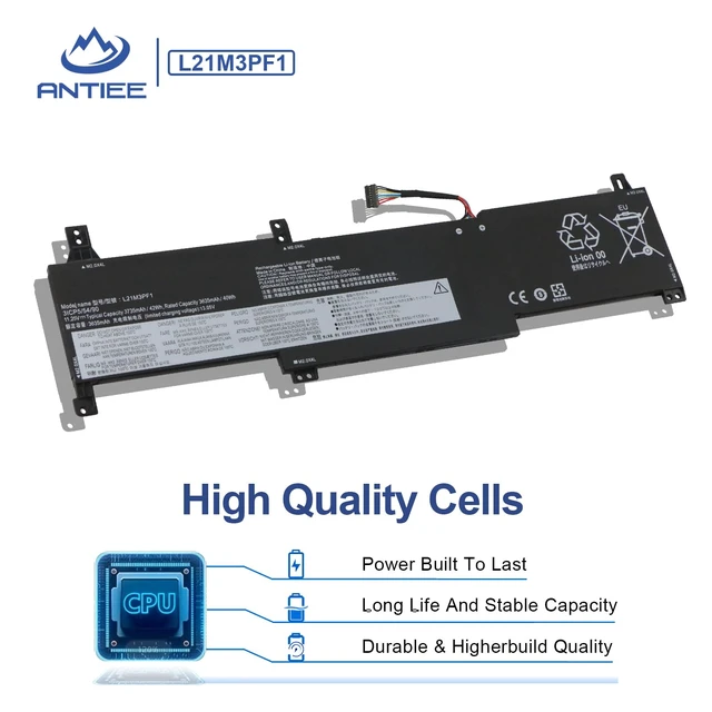Alt view image 4 of 7 - L21M3PF0 Laptop Battery for Lenovo IdeaPad 1-14/1-15 & V15 G2 Series 14ALC7/14IAU7/14IGL7/14IJL7/14ADA7/14AMN7,15ADA7/15IGL7/15IJL7/15IAU7/15ALC7/15AMN7/15IRU7,V15 G2-ITL/G2ITL