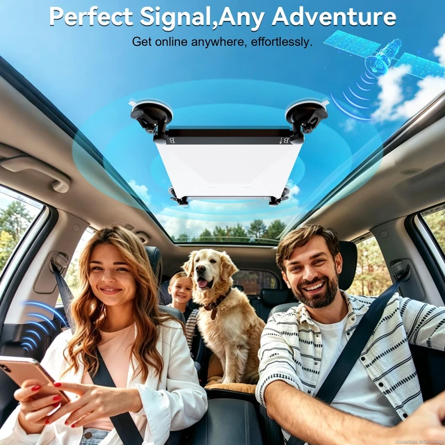 Alt view image 2 of 7 - Starlink Mini Mount,Starlink Mini Car Suction Cup Mount for Window Sunroof Secure Satellite Mounting Kit with Strong Grip with Strong Suction Cups Compatible for Cars, RV, Boats, Windows and Sunroof