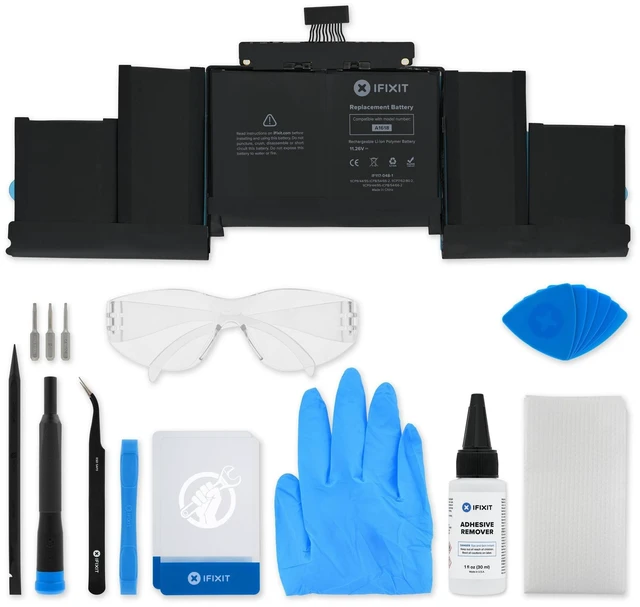 Main image of A1398 A1618 Battery for MacBook Pro 15" Retina (Mid 2015) - Repair Kit