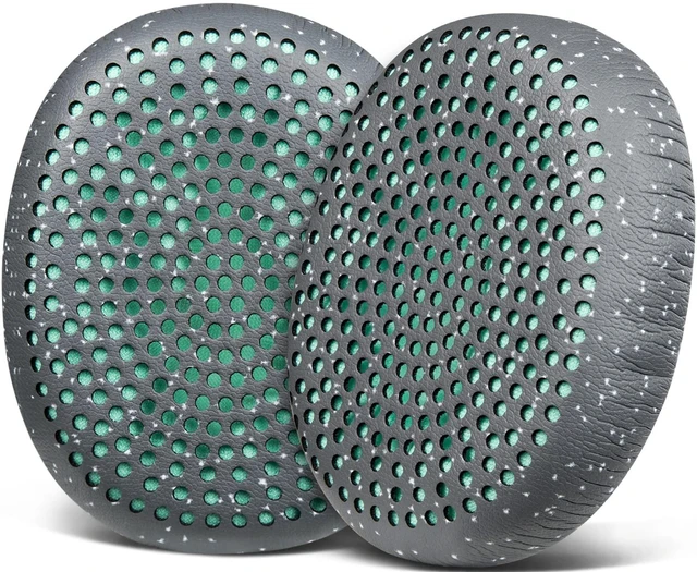 Main image of Earpads Replacement for Skullcandy Riff, Riff2 Wired/Wireless On-Ear Headphones, Ear Pads Cushions with Softer Leather, Noise Isolation Foam (Grey)