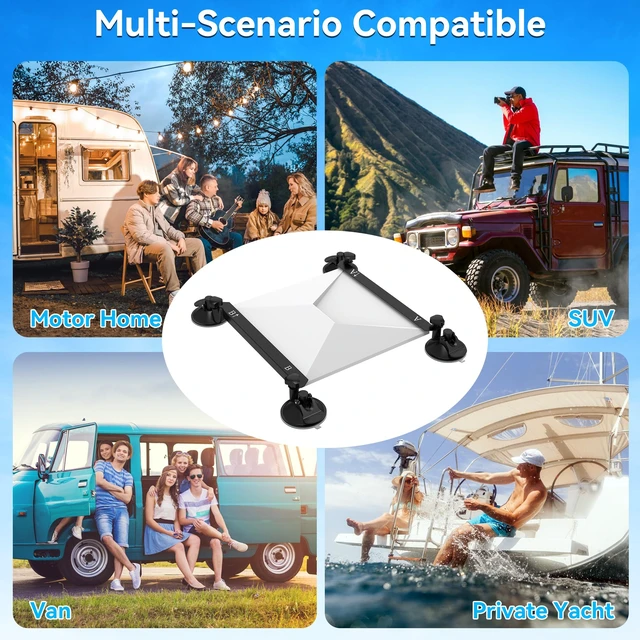 Alt view image 6 of 7 - Starlink Mini Mount,Starlink Mini Car Suction Cup Mount for Window Sunroof Secure Satellite Mounting Kit with Strong Grip with Strong Suction Cups Compatible for Cars, RV, Boats, Windows and Sunroof