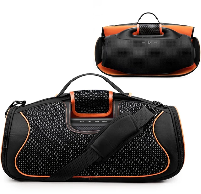 Main image of Carrying Case Compatible for JBL Boombox 4 Waterproof Portable Bluetooth Speaker with Pocket Bag for Battery & Accessories, Black (Bag Only)