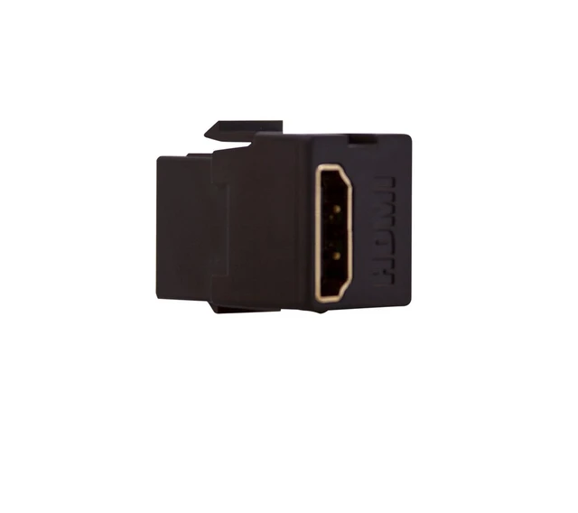 Alt view image 2 of 3 - Feed Through, QuickPort HDMI Connector, 40834-E, Black