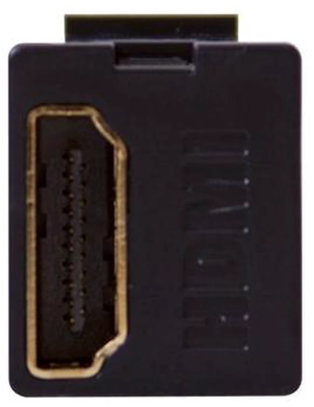 Main image of Feed Through, QuickPort HDMI Connector, 40834-E, Black