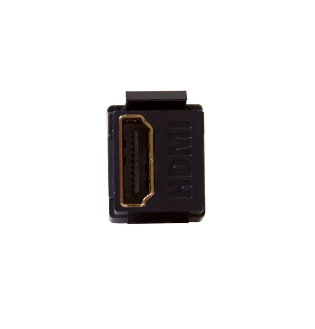 Alt view image 3 of 3 - Feed Through, QuickPort HDMI Connector, 40834-E, Black
