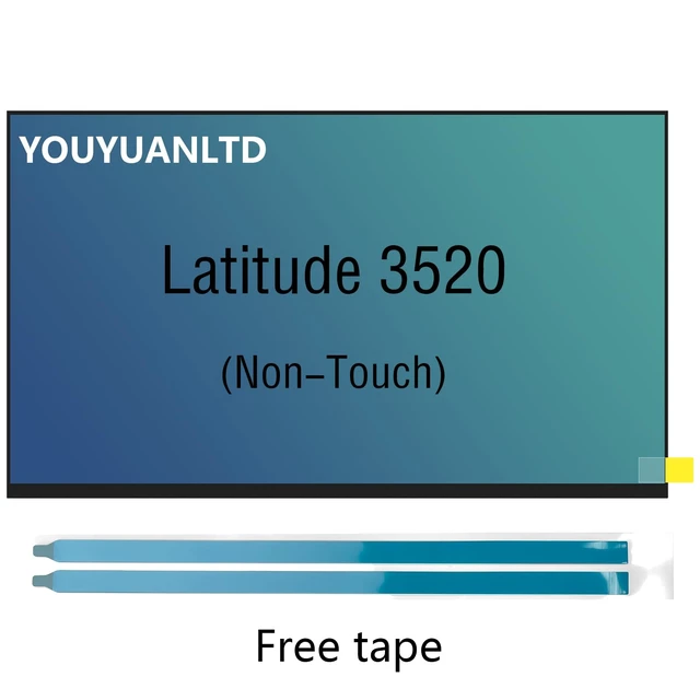 Alt view image 2 of 7 - LCD Screen Replacement for Dell Latitude 3520 P108F P108F001 P108F002, Laptop FHD 1920x1080 IPS, LED Non-Touch Display