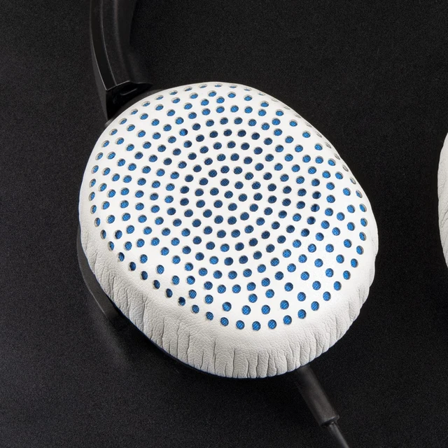 Alt view image 5 of 6 - Earpads Replacement for Skullcandy Riff, Riff2 Wired/Wireless On-Ear Headphones, Ear Pads Cushions with Softer Leather, Noise Isolation Foam (White)