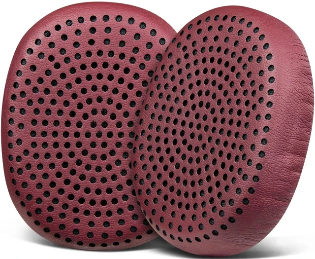 Main image of Earpads Replacement for Skullcandy Riff, Riff2 Wired/Wireless On-Ear Headphones, Ear Pads Cushions with Softer Leather, Noise Isolation Foam (Red)