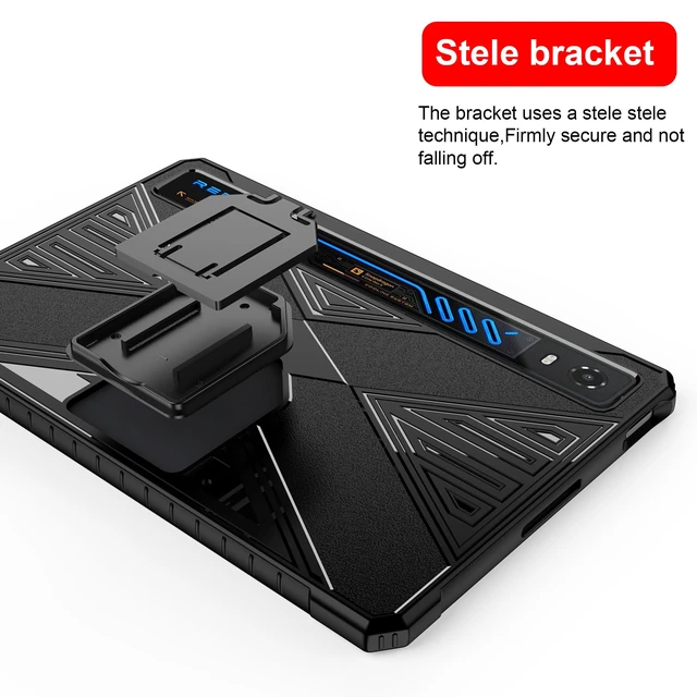 Alt view image 4 of 5 - for Red Magic Astra 2 Case with Kickstand,Slim TPU Back Protective Cover,Anti-Scratch Shockproof- Black