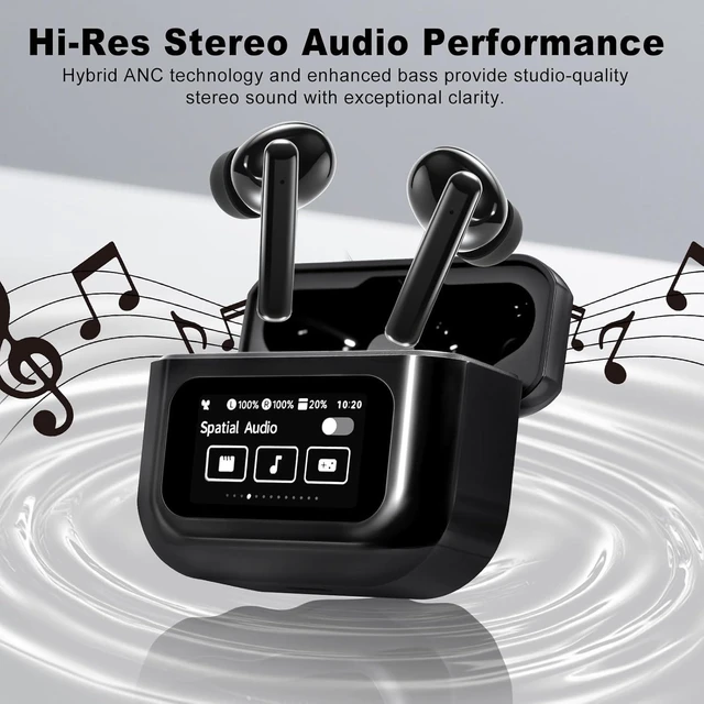 Alt view image 7 of 7 - Real time translation of wireless Bluetooth noise cancelling headphones bluetooth earbuds long battery life Suitable for Apple phones and office computers