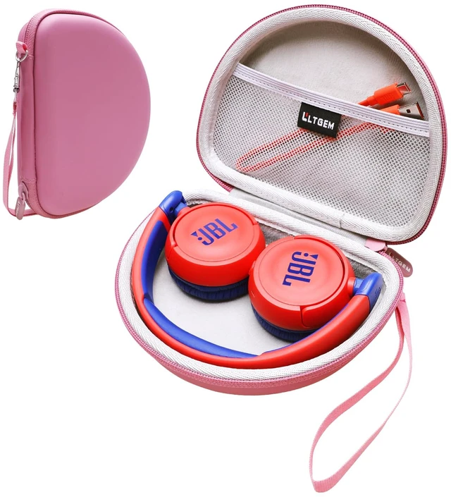 Main image of Case for JBL Junior 320BT/Jr310BT Kids Headphones Pink Hard Carrying Travel Case for JBL Junior 320BT/Jr310BT Kids Headphone