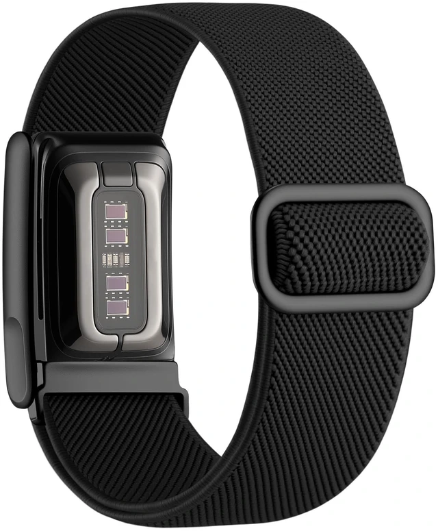 Main image of Stretchy Band Compatible with Whoop 5.0 Bands One, Peak and Life MG, Breathable Adjustable Soft Solo Loop Elastic Nylon Sport Strap Accessories for Whoop Band 5.0 Fitness Activity Tracker,Black