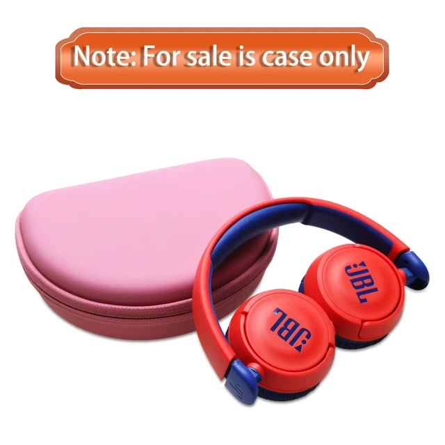 Alt view image 7 of 7 - Case for JBL Junior 320BT/Jr310BT Kids Headphones Pink Hard Carrying Travel Case for JBL Junior 320BT/Jr310BT Kids Headphone