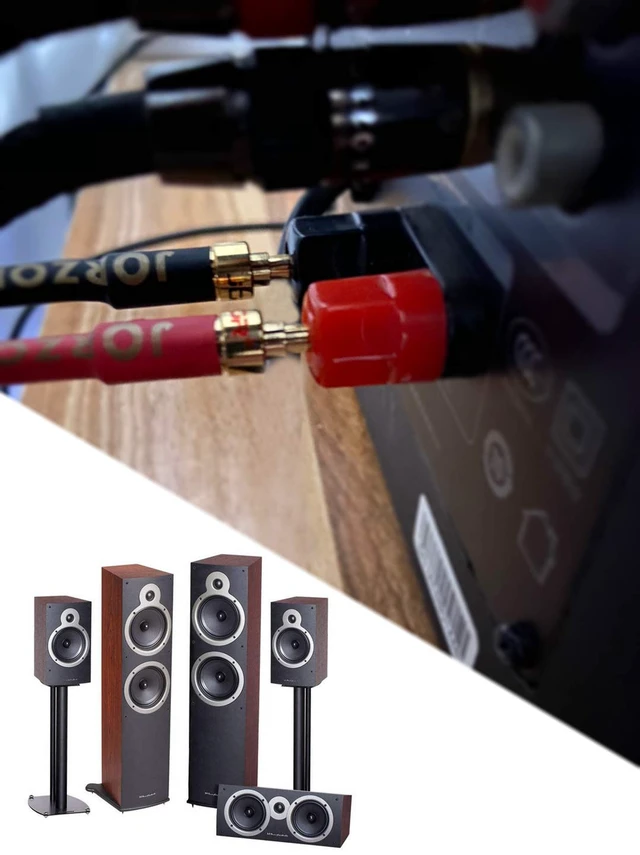 Alt view image 6 of 6 - 1 Pair 13AWG Audiophile Grade Speaker Wire with pre-Connected Dual Gold Plated Banana Plug Tips - Oxygen-Free Copper (OFC) Construction (3M(9.9FT))