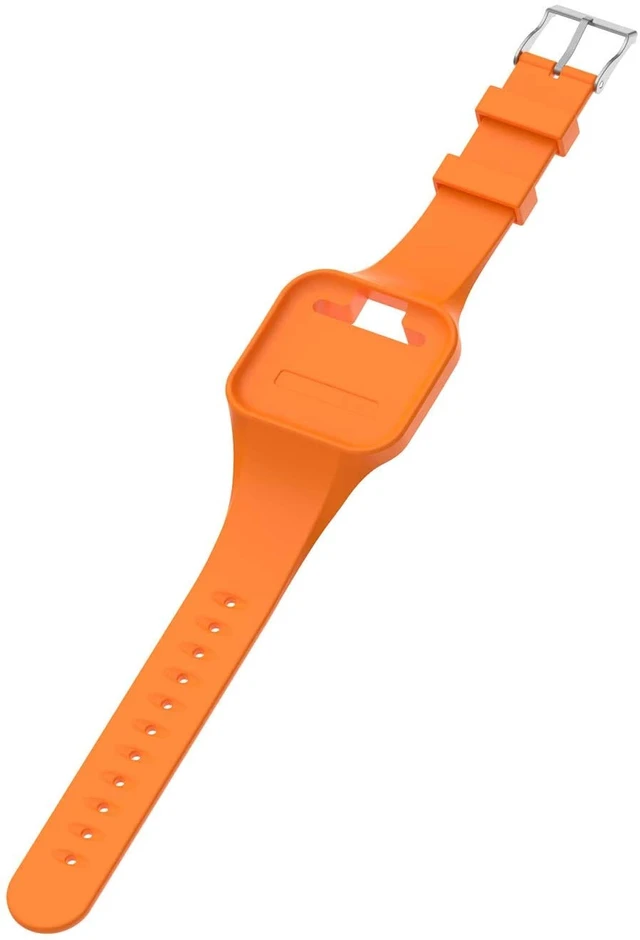 Alt view image 4 of 4 - Bands Straps Compatible with Golf Buddy Voice/Voice 2 Golf Watch, Colorful Flexible Silicone Band Rubber Strap Wristbands Compatible for Golf Buddy Voice 2/Voice Black Orange Blue White