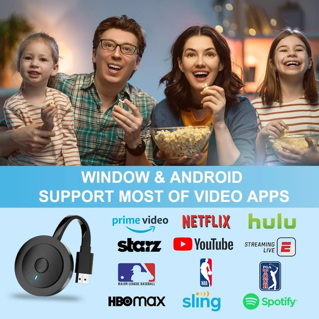 Alt view image 5 of 7 - 4K Wireless HDMI Display Adapter, Screen Mirroring Dongle for i-Phone, i-Pad, Android, Windows, Laptop to HDTV/Projector/Monitor, Support Airplay, Miracast, DLNA for Casting Video & Audio