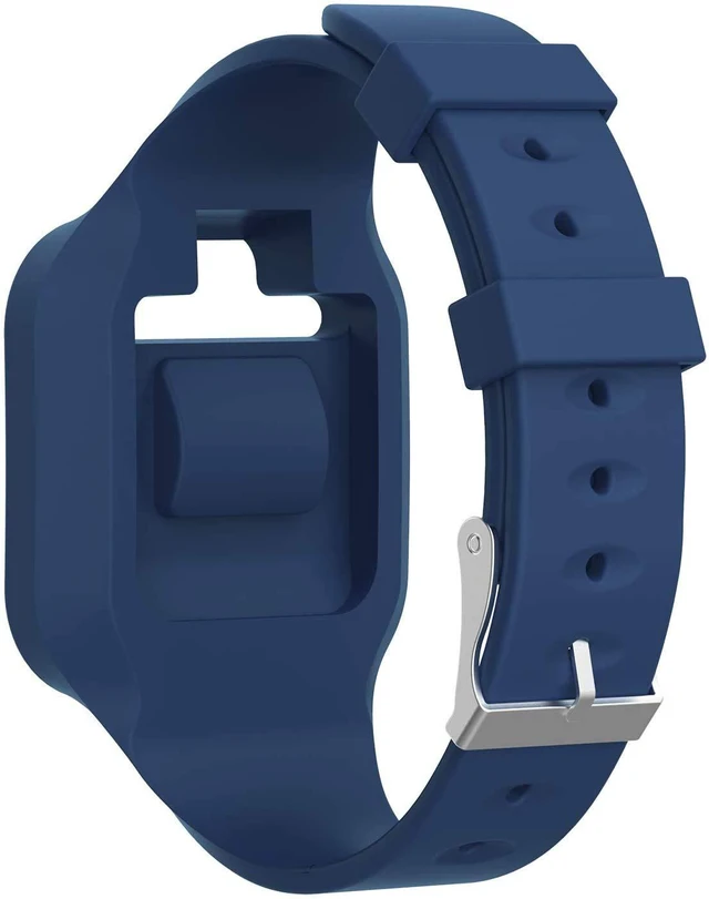 Alt view image 3 of 4 - Bands Straps Compatible with Golf Buddy Voice/Voice 2 Golf Watch, Colorful Flexible Silicone Band Rubber Strap Wristbands Compatible for Golf Buddy Voice 2/Voice Black Orange Blue White