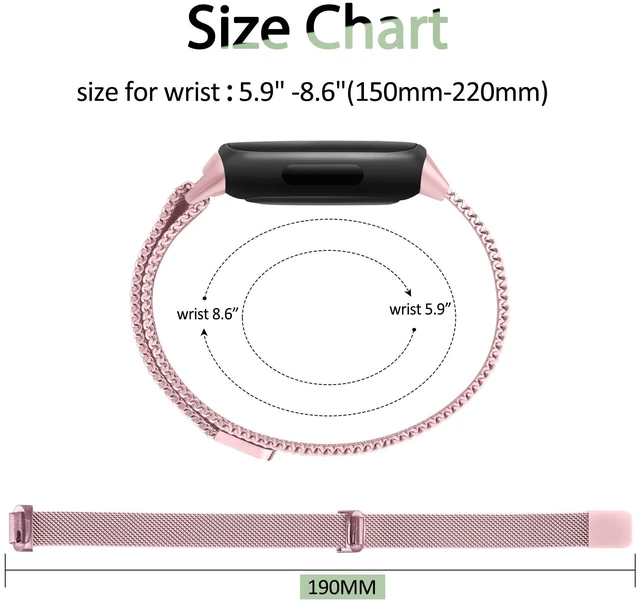 Alt view image 2 of 7 - Mesh Metal Band Compatible with Fitbit Inspire 3 Band, Stainless Steel Adjustable Loop Strap Women Men Replacement Bands for Inspire 3 Health &-Fitness-Tracker