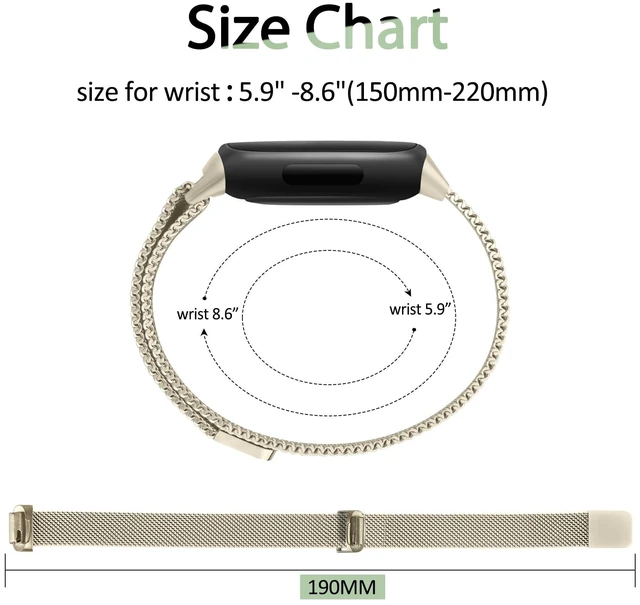Alt view image 2 of 7 - Mesh Metal Band Compatible with Fitbit Inspire 3 Band, Stainless Steel Adjustable Loop Strap Women Men Replacement Bands for Inspire 3 Health &-Fitness-Tracker