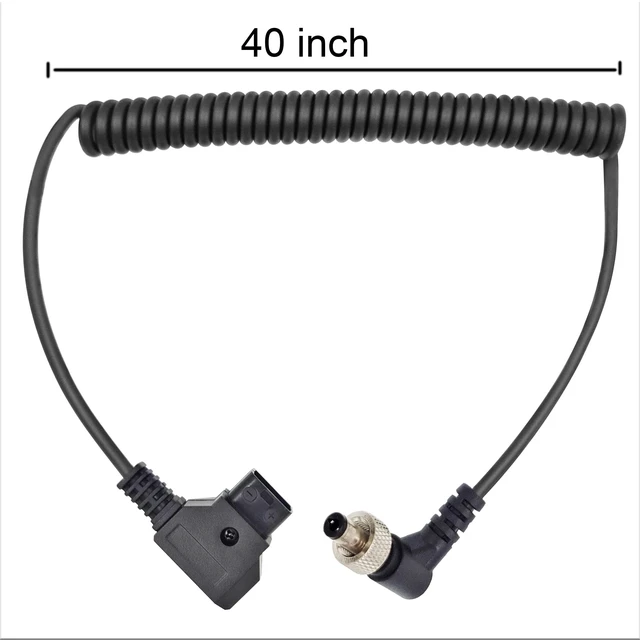 Alt view image 6 of 6 - D-Tap to Locking DC 5.5 2.5mm Monitor Cable Compatible with Atomos Ninja v KiPRO LCD Monitors Shogun Sony PIX-E7 PIX-E5 Touchscreen Hollyland Mars 400s, Blackmagic Video Assist, SmallHD 702, 40"
