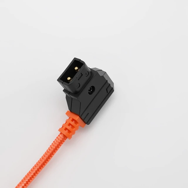 Alt view image 2 of 7 - D-Tap to Locking DC 5.5 2.5mm Monitor Cable Compatible with Atomos Ninja v KiPRO LCD Monitors Shogun Sony PIX-E7 PIX-E5 Touchscreen Hollyland Mars 400s, 40inch Length, 2.1 or 2.5 5.5mm (Orange)