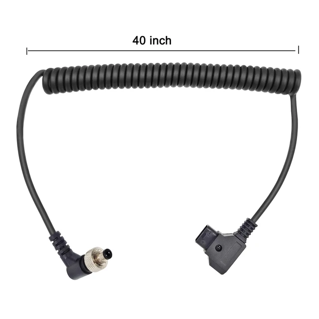 Alt view image 5 of 5 - D-Tap to Locking DC 5.5 2.5mm Monitor Cable Compatible with Atomos Ninja v KiPRO LCD Monitors Shogun Sony PIX-E7 PIX-E5 Touchscreen Hollyland Mars 400s, Blackmagic Video Assist, SmallHD 702, 40"