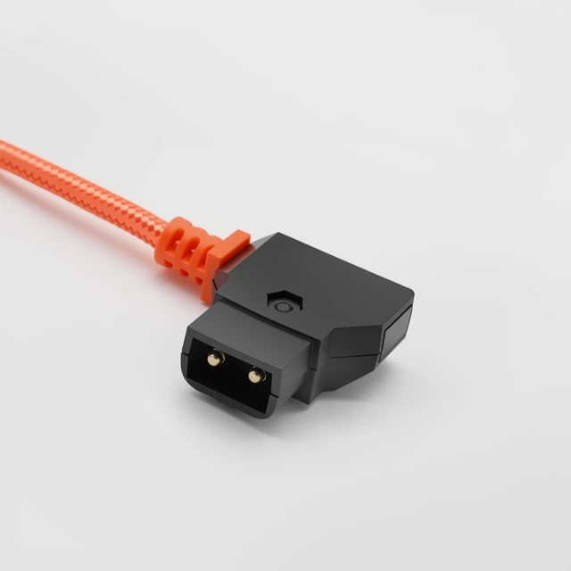 Alt view image 3 of 7 - D-Tap to Locking DC 5.5 2.5mm Monitor Cable Compatible with Atomos Ninja v KiPRO LCD Monitors Shogun Sony PIX-E7 PIX-E5 Touchscreen Hollyland Mars 400s, 40inch Length, 2.1 or 2.5 5.5mm (Orange)
