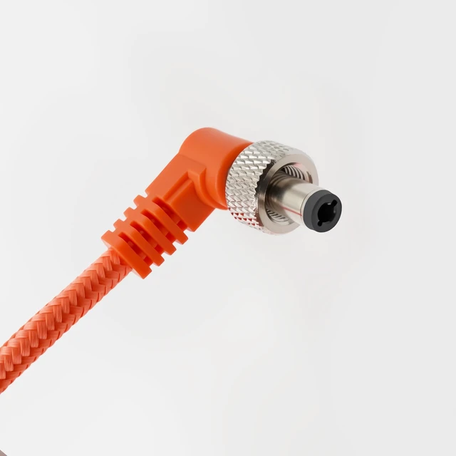 Alt view image 4 of 7 - D-Tap to Locking DC 5.5 2.5mm Monitor Cable Compatible with Atomos Ninja v KiPRO LCD Monitors Shogun Sony PIX-E7 PIX-E5 Touchscreen Hollyland Mars 400s, 40inch Length, 2.1 or 2.5 5.5mm (Orange)