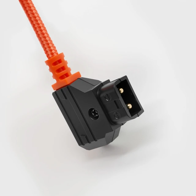 Alt view image 6 of 7 - D-Tap to Locking DC 5.5 2.5mm Monitor Cable Compatible with Atomos Ninja v KiPRO LCD Monitors Shogun Sony PIX-E7 PIX-E5 Touchscreen Hollyland Mars 400s, 40inch Length, 2.1 or 2.5 5.5mm (Orange)