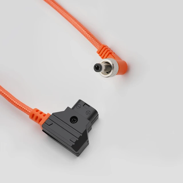 Alt view image 7 of 7 - D-Tap to Locking DC 5.5 2.5mm Monitor Cable Compatible with Atomos Ninja v KiPRO LCD Monitors Shogun Sony PIX-E7 PIX-E5 Touchscreen Hollyland Mars 400s, 40inch Length, 2.1 or 2.5 5.5mm (Orange)