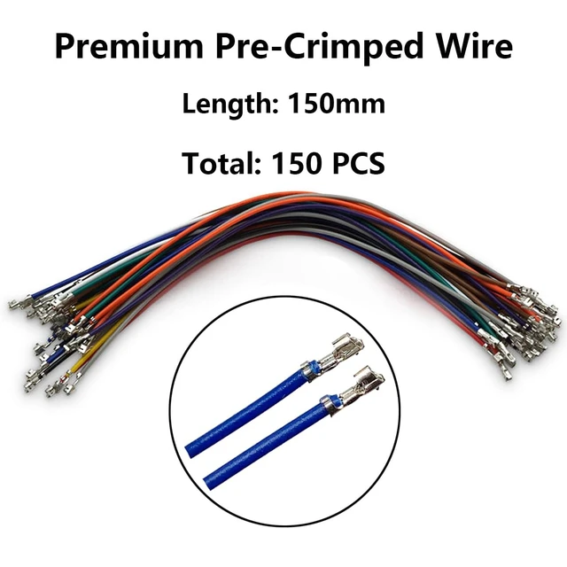 Alt view image 3 of 7 - JST SH 1.0mm Connector Kit with Cables, 3-12Pin Housing JST Adapter 3-12Pin JST SH plastic housings, 28AWG 150mm pre-crimped colorful wires, Complete wiring kit for FPV flight controller