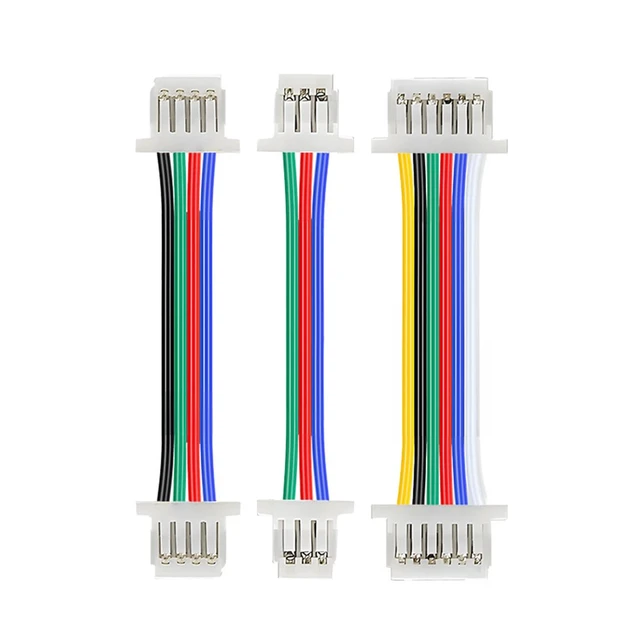 Alt view image 6 of 7 - JST SH 1.0mm Connector Kit with Cables, 3-12Pin Housing JST Adapter 3-12Pin JST SH plastic housings, 28AWG 150mm pre-crimped colorful wires, Complete wiring kit for FPV flight controller