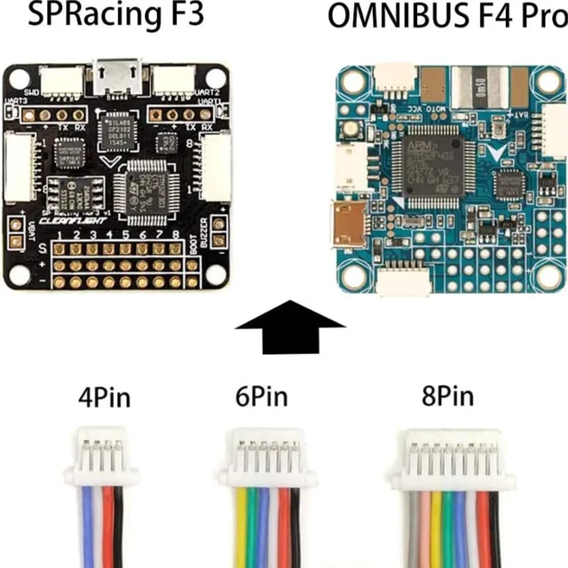 Alt view image 7 of 7 - JST SH 1.0mm Connector Kit with Cables, 3-12Pin Housing JST Adapter 3-12Pin JST SH plastic housings, 28AWG 150mm pre-crimped colorful wires, Complete wiring kit for FPV flight controller