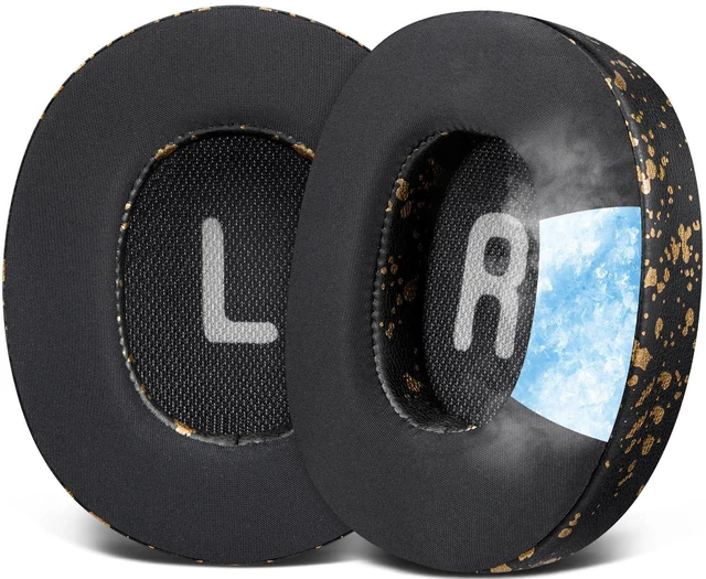 Main image of Cooling-Gel Earpads Replacement for JBL Tune 700BT, 710BT, 720BT, 750BTNC, 760NC, 770NC Wireless Over-Ear Headphones, Ear Pads Cushions with High-Density Foam - Black Gold