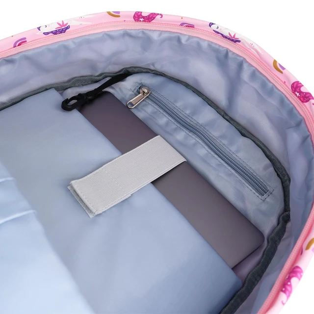 Alt view image 6 of 7 - Backpack for Girls Teens Kids College Middle Elementary High School Student Bookbag Pink Unicorn Book Bag Travel Backpacks Waterproof Laptop Back Pack