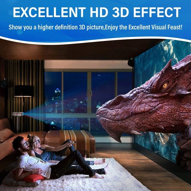 Alt view image 3 of 7 - RF 3D Glasses, Active Shutter RF 3D Glasses Rechargeable Suitable for RF 3D TV Projectors, RF 3D Eyewear for Sony Epson Toshiba Sharp, Compatible with TDG-BT500A, SSG-5100GB, AN3DG40