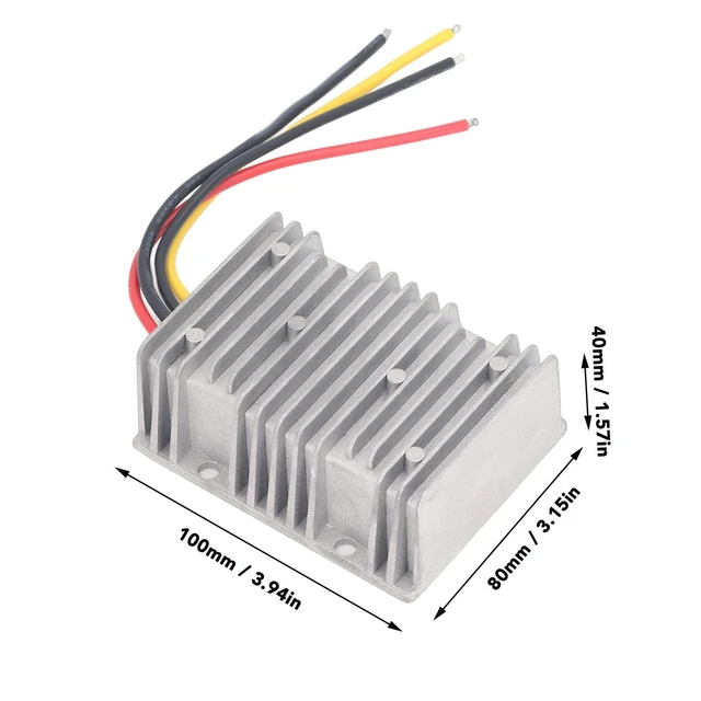 Alt view image 2 of 7 - DC 12V 24V to 36V Boost Converter 540W 15A Step Up Voltage Regulator IP67 for Car Audio and Power Supply