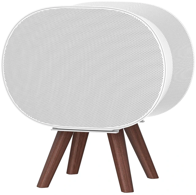 Main image of Wooden Table Stand for Sonos Era 300 Space Saving Desktop Speaker Stand Compatible with Sonos Era 300 Desk Stand Holder for Decorations, White