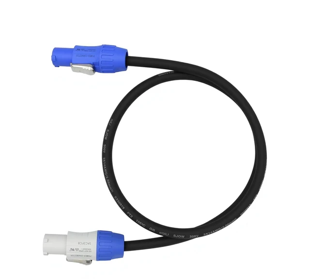 Main image of Toronce SAC3FCA to SAC3FCB Hand-Built PowerCon AC 14 AWG Power for LED Screen Beam Moving Head Light Extension Speakon Cable3Ft