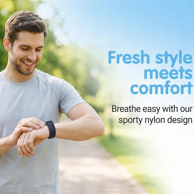Alt view image 6 of 7 - Nylon Watch Bands Compatible with Fitbit Charge 6/Charge 5 3 Pack Hook and Loop Soft Lightweight Breathable Wristband Adjustable Sport Strap for Charge 6/5 Accessory Women Men
