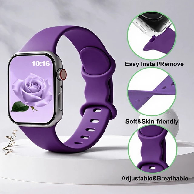Alt view image 6 of 7 - 26 Pack Sport Bands Compatible for Apple Watch Bands 38/40/41/42/44/45/46/49mm with Portable Fun Alphabet Printed Storage Bag, Soft Silicone Strap for Women Men iWatch Band Series 11 10 9 8 7 6 5 4 SE