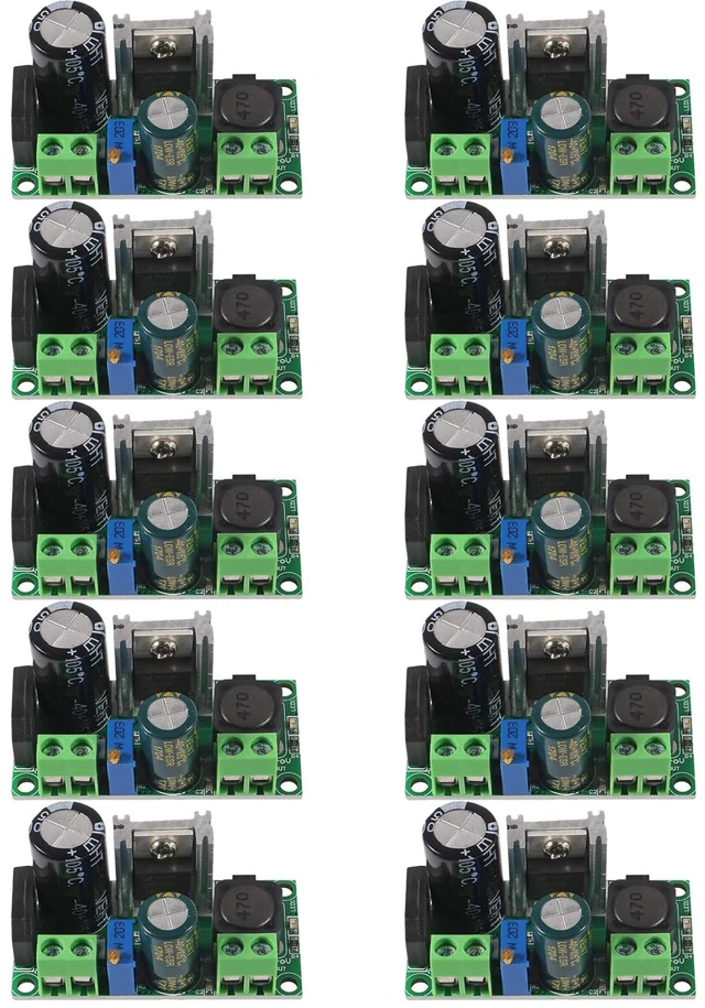 Main image of 10pcs AC/DC to DC Step Down Buck Converter Voltage Regulator Power Supply Board 2A LM2596HV Converter Module