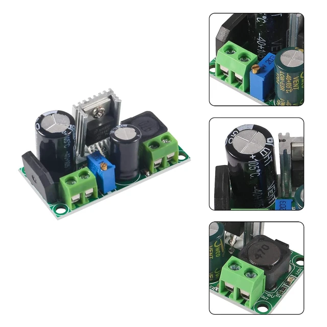 Alt view image 3 of 5 - 10pcs AC/DC to DC Step Down Buck Converter Voltage Regulator Power Supply Board 2A LM2596HV Converter Module