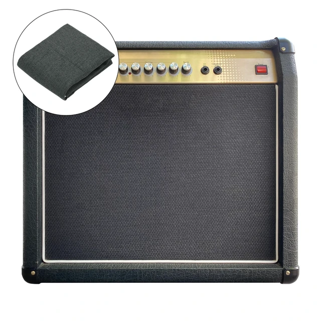 Alt view image 5 of 5 - Dark Gray Speaker Grill Cloth 40"x58" Stereo Box Fabric Protective Dustproof Mesh Breathable Replacement Cover for Home Stage Speakers,Media Cabinet,KTV Box(1x1.48m)
