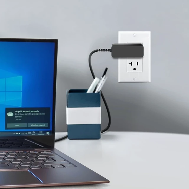 Alt view image 3 of 7 - 12V 3A Tablet Laptop Charger Compatible with Jumper EZbook X3 X4 S4 S5 2 3 3S 3l pro EZpad 6 Pro 3 Plus A5 Chuwi HeroBook ubook AeroBook LapBook Trekstor Surfbook Medion Akoya Power Supply